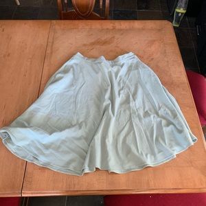 Midi length circle skirt